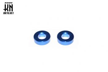 M8 Aluminum Collar Set (5mm thick), Blue