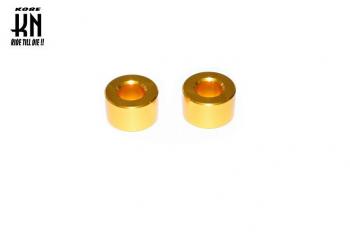 Aluminum Collar Set for M8 (10mm thickness) Gold