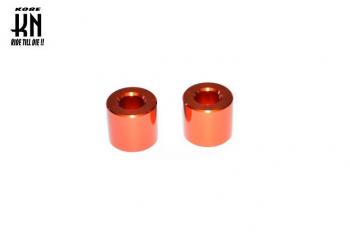 Aluminum Collar Set for M8 (15mm Thickness) Orange