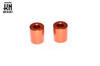 Aluminum Collar Set for M8 (20mm thick) Orange