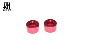 M8 Aluminum Spacer Set (Thickness 10mm) Red