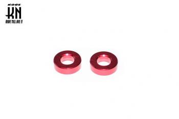 Aluminum Color Set for M8 (5mm thick) Red