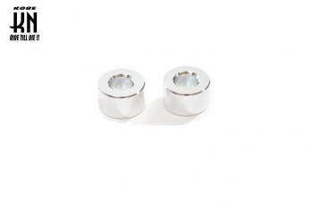 M8用 アルミカラーセット (厚さ10mm) シルバー