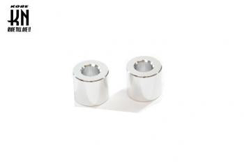 M8用 アルミカラーセット (厚さ15mm) シルバー