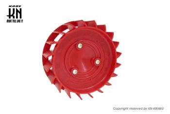 KN×KOSO Reinforced Cooling Fan (Red) for JOG