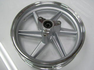 SYM DD50 Front and Rear Chrome Aluminum Wheels