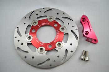 DIO系190mmセット (レッドディスク/レッドサポート) ヤマンボキャリパー用
