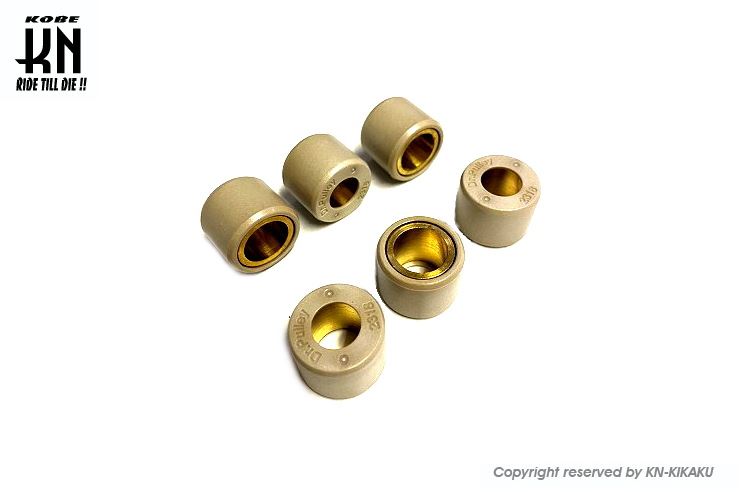 DR.プーリー 丸型ウエイトローラー 23×18 グランドディンク250 XMAX250等 20.0g 6個入り バイク 駆動 パーツ