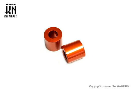 アルミアクスルカラー オレンジ シグナスグリファス BW'S3型 NMAX エアロックス155 フォース2.0