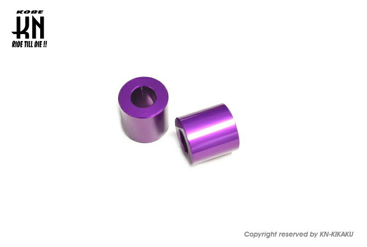 アルミアクスルカラー パープル シグナスグリファス BW'S3型 NMAX エアロックス155 フォース2.0