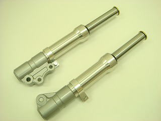 リモコンJOGZ/ZR 03年~ 20mmローダウンフロントフォーク (シルバー)