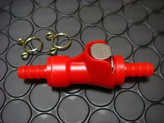 KOSO クイックガソリンジョイント レッド φ6 1/4