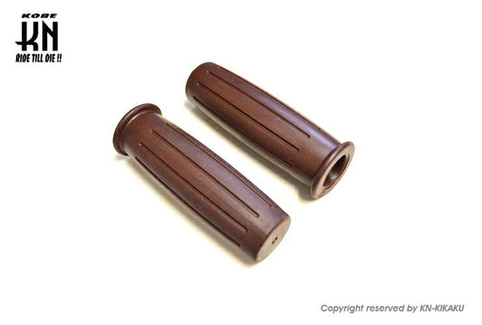 タル型グリップ 22.2mmハンドルバー用 ブラウン 115mm 汎用
