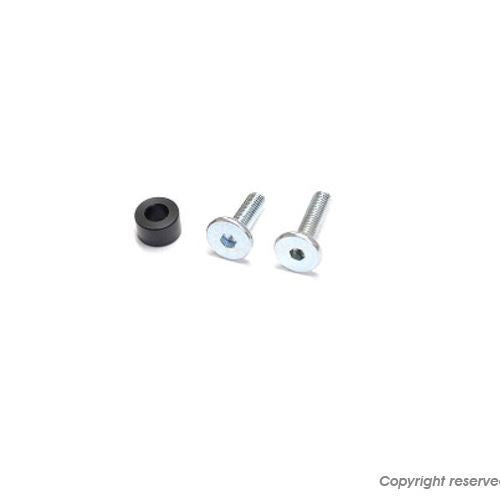 Color/bolt set for mandatory vehicle liability insurance sticker plate