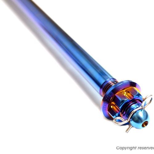 JZ アクスルシャフト 315mm-12mm チタンカラー マジェスティS,SMAX,FORCE155