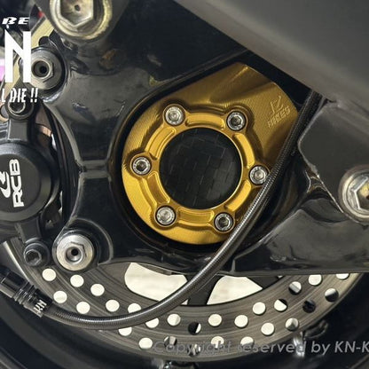 JZ リアホイールナットカバー ブルー グリファス/BWS3型/X FORCE