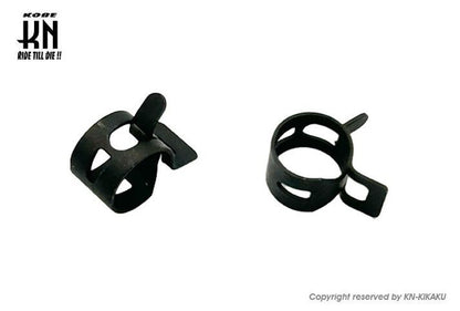 Hose clip for 9mm outer diameter hose, 2 pieces
