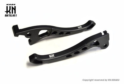 KNカラーレバー3 マットブラック アドレスV125 左右セット バイク ハンドル パーツ