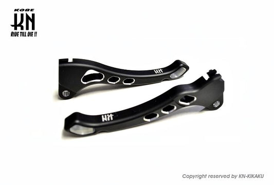 デュアルカラーレバードラム3 マットブラック/シルバー ディオ/スーパーディオ(AF18/27) バイク ハンドル パーツ