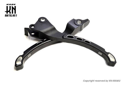 デュアルカラーブレーキレバー マットブラック/シルバー シグナスグリファス/UBS バイク