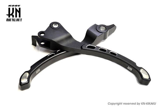 デュアルカラーブレーキレバー マットブラック/シルバー シグナスグリファス/UBS バイク