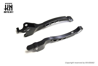 デュアルカラーブレーキレバー マットブラック/シルバー シグナスグリファス/UBS バイク