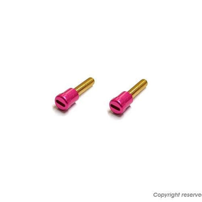 アルミCNCフローティングカバースクリュー ビッグキャブ用 ピンク