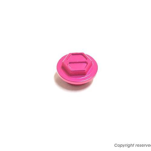 Aluminum CNC Drain Bolt for Big Carburetors - Pink
