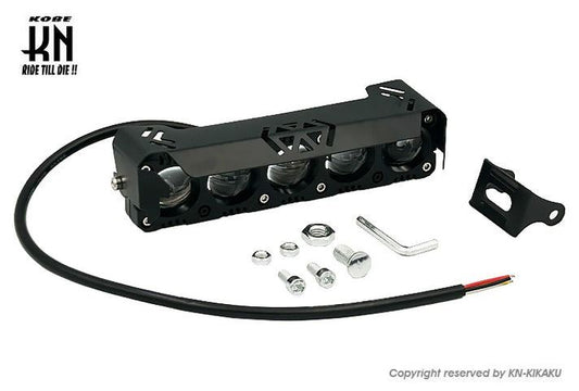 汎用LEDヘッドライト 5連 魚眼タイプ