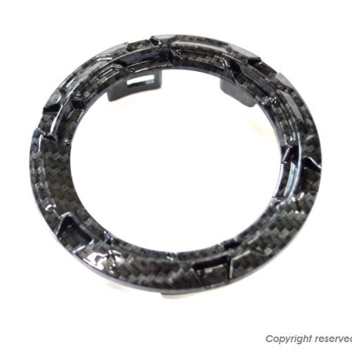 ガソリンデコレーションリング ブラックカーボンルック シグナスX/BWS125(2型)