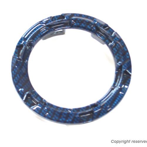 ガソリンデコレーションリング ブルーカーボンルック シグナスX/BWS125(2型)