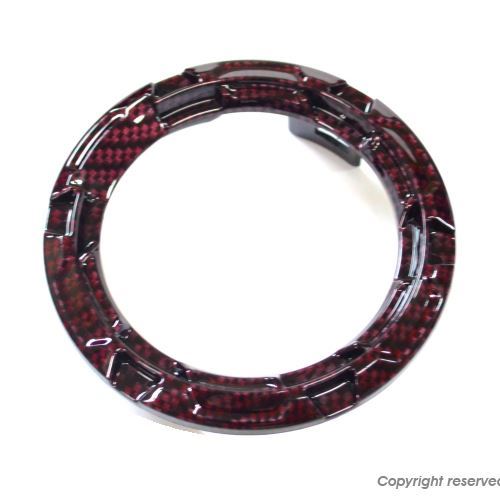 ガソリンデコレーションリング レッドカーボンルック シグナスX/BWS125(2型)