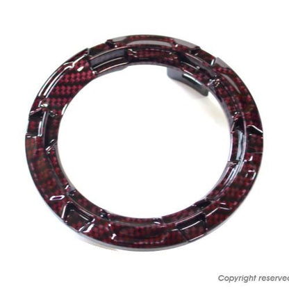 ガソリンデコレーションリング レッドカーボンルック シグナスX/BWS125(2型)