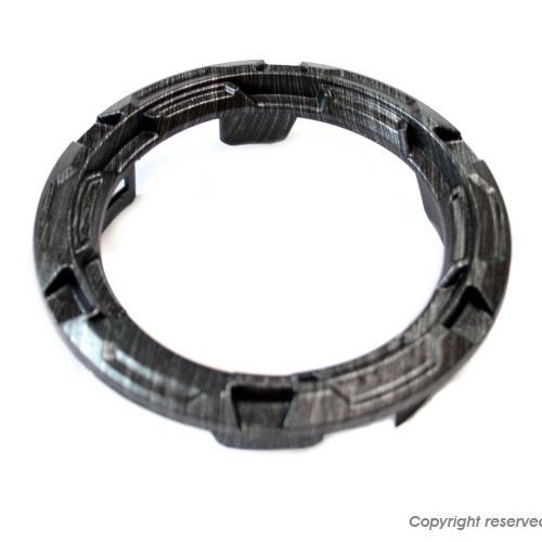 ガソリンデコレーションリング グレーヘアライン シグナスX/BWS125(2型)