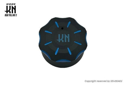 Billet Dual Oil Tank Cap Blue