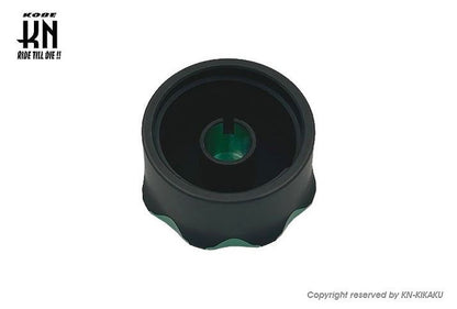Billet Dual Oil Tank Cap Green