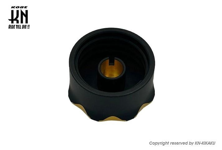 Billet Dual Oil Tank Cap Orange