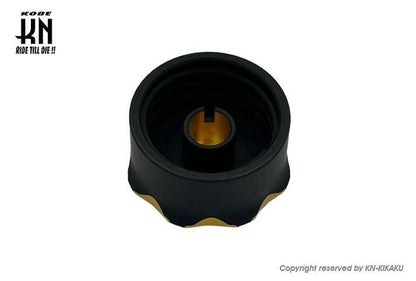 Billet Dual Oil Tank Cap Orange
