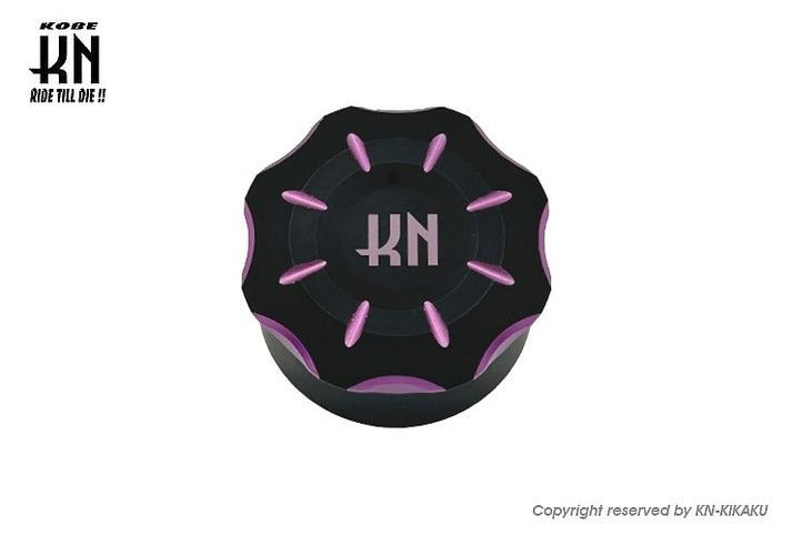 Billet Dual Oil Tank Cap Purple