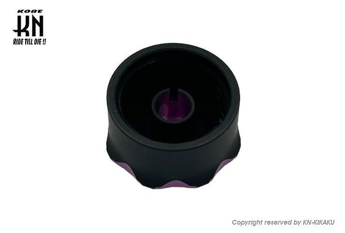 Billet Dual Oil Tank Cap Purple