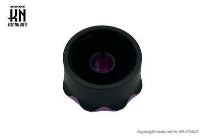 Billet Dual Oil Tank Cap Purple