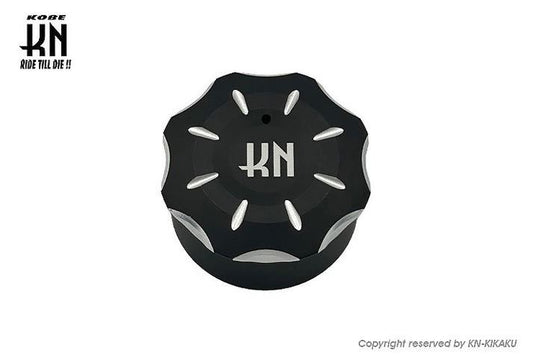 Billet Dual Oil Tank Cap Silver