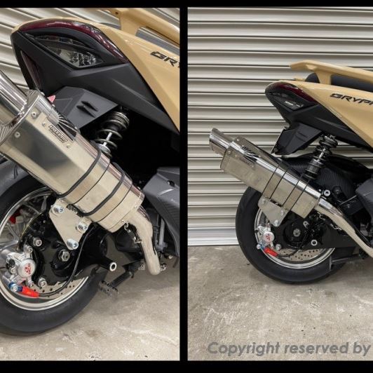 HOTLAP x KN Champion Exhaust System, Stainless Steel, Cygnus Gryphus Ver.1