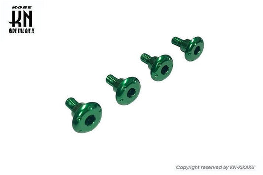 Aluminum Fender Bolt Set - Green