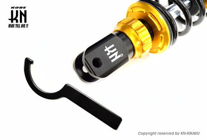 スーパーショック2 減衰調整付 ゴールド シグナスグリファス X FORCE/Nマックス125/155 バイク サスペンション パーツ