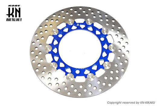 ビッグローター ブルー 267mm グリファス/BWS3型/X FORCE バイク