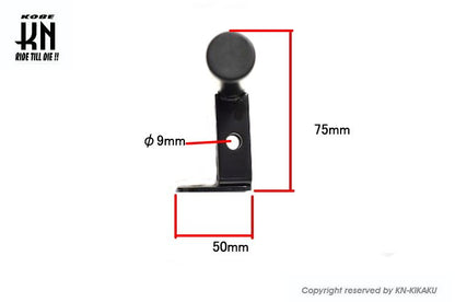 マルチクランプバー ロングタイプ 22.2mm バイク ハンドル パーツ