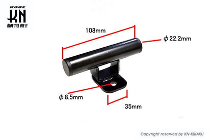 マルチクランプバー ショートタイプ 22.2mm バイク ハンドル パーツ