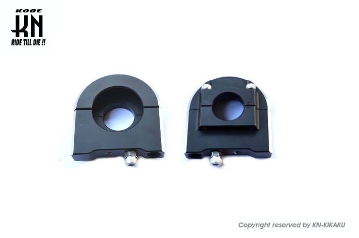 デュアルカラーアルミCNCスーパーナローハイスロットル2 ブラック/シルバー 22.2mm用 ホンダ系スクーター等 バイク ハンドル パーツ