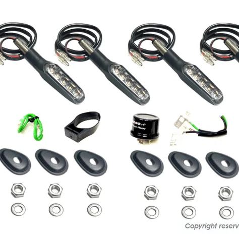 KOSO シーケンシャルLEDウインカー2 ライトスモーク XSR125 YZF-R125 YZF-R15